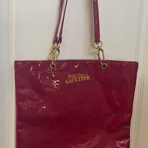 Jean Paul Gaultier Fuchsia pink  tote bag